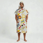 Poncho Comic White